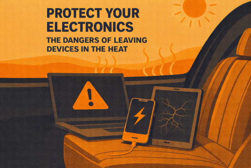 Don't leave your devices in the heat