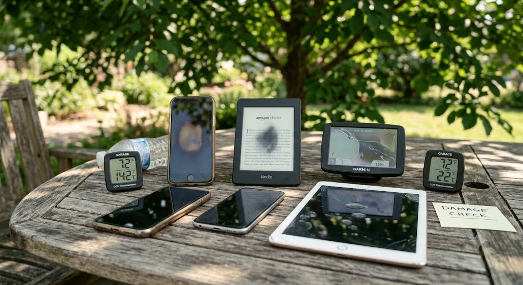 Damaged electronics 
